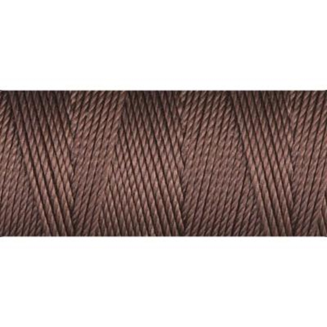 C-Lon Fine Weight Bead Cord (Tex 135), Brown - 0.4mm, 50 Yard Spool